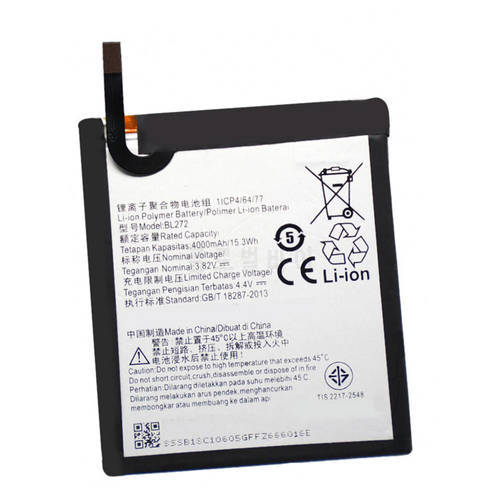 BL272 batteries 4000mAh for Lenovo Vibe K6 Power XT1662 K33A42 batteries High quality Replacement Battery