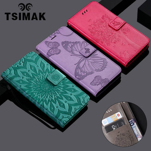 Tsimak Wallet Case For iPhone 12 Pro 11 X Xs Max Mini XR Flip PU Leather Phone Cover Book Stand Capa Coque