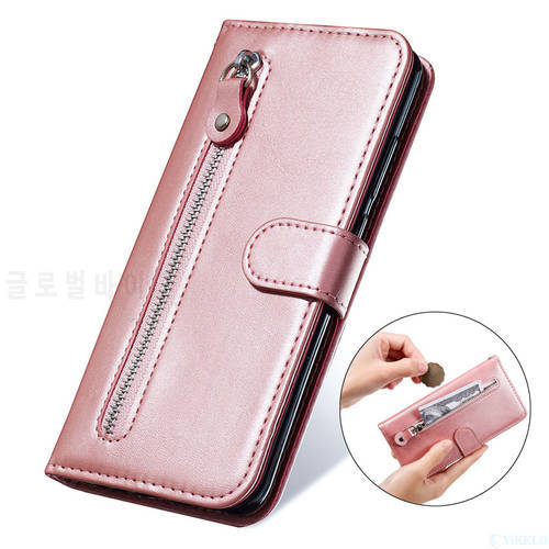Zipper Wallet Phone Case For OPPO Realme 5 5S 5i C3 6i 7 8 Pro GT 5G C11 C12 C15 Q3I Q3 V13 Cover Card Slot Flip Leather