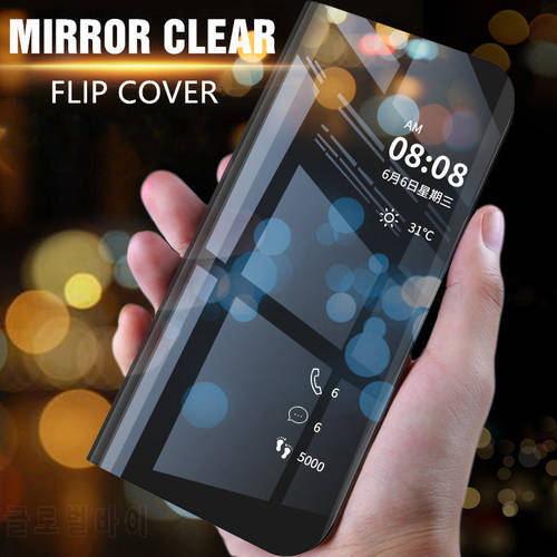 Smart Mirror Flip Case For Samsung Galaxy A71 A51 A70 A50 A30S A01 A10 A20 A30 A40 A10S A50S A70S S10 S9 S8 Plus S7 Edge Cover