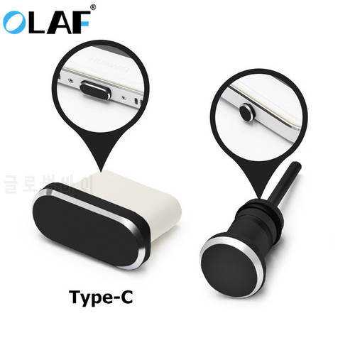 Dust Cover Type C Phone Charging Port 3.5mm Earphone Jack Sim Card USB C Dust Plug For Samsung S10 S9 S8 Note 8 9 Huawei P20 P30