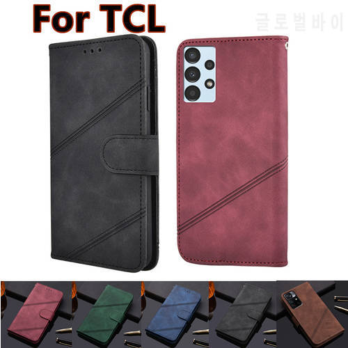 Luxury Flip Case Leather Phone Case For TCL L10 Lite Pro Plus 10 5G Plus Pro SE 10L Plex A2X L5 L7 L9S T PRO Stand Cover Capa