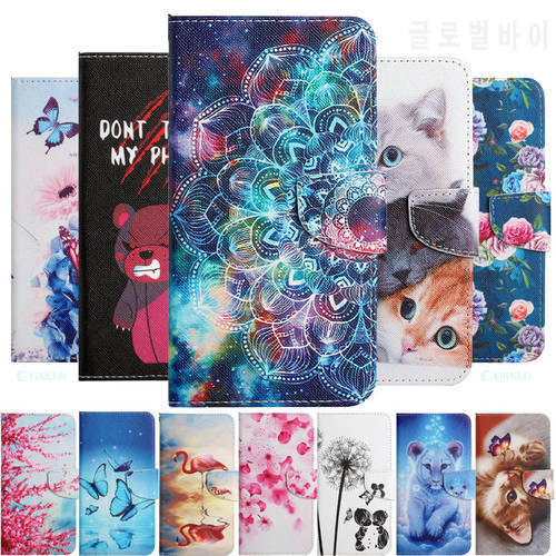 Flip Wallet Leather Case For Samsung Galaxy A40 A41 A42 A51 A52 A50 A71 A72 A70 A22 A32 5G A30S A50S Painted Phone Book Cover