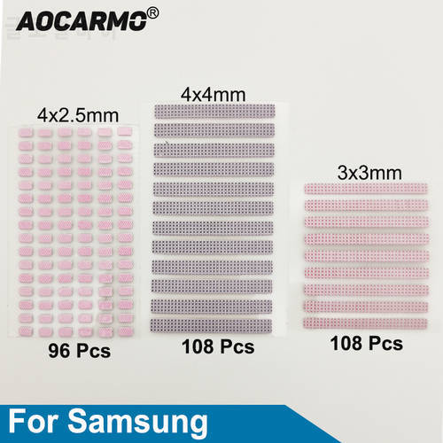 Aocarmo For Samsung Galaxy S4 S5 S6 S6 Edge S7 S8 Note Water Damage Label Warranty Indicator Sensors Repair Waterproof Sticker