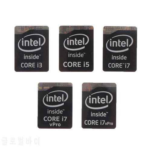 5Pcs Wholesale Variety Of Choices Original 4th Generation I3 I5 I7 Celeron Intel Core Sticker Label