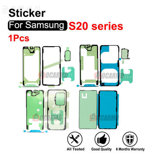 FullsetAdhesive For Samsung Galaxy S20 Plus S20+ S20 Ultra S20FE Front LCD Screen And Back Battery Sticker Glue Replacement Part