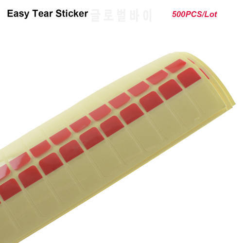 500PCS Easy Tear stickers Tearing OCA Laminating machine Polarizing film to Tear Phone Tablet Protective film Pull Tape