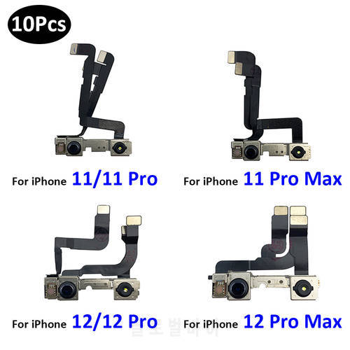 10Pcs/Lot, Front Small Facing Camera Moudle For iPhone 11 12 Pro 11Pro 12Pro Max Flex Cable
