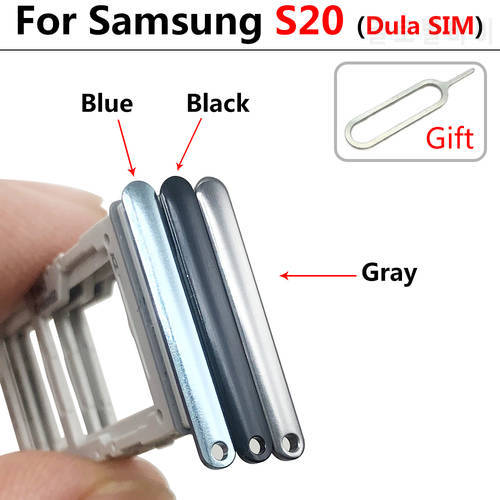 For Samsung S20 SIM Card Tray Slot SD Reader Dual Holder For Samsung S20 Sim Card Tray Single Holder With Replacement Tools