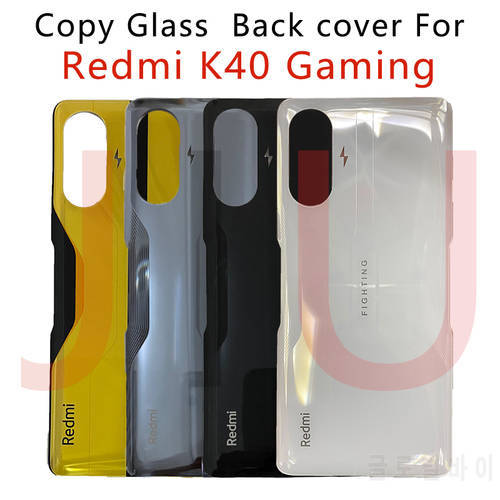 New For Xiaomi Redmi K40 Gaming Battery Cover Rear Door Housing For Redmi K40 Game Edition K40 Back Case Replacement