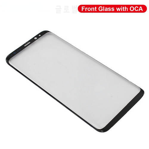 LCD Front Touch Screen Glass+OCA For Samsung Galaxy S8 S9 S10 S20 S20 Plus S10 5G S20 21 Ultra Outer Glass panel