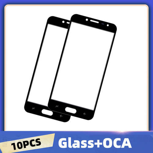 10Pcs/Lot For Samsung Galaxy J2 2018 DUAL J2 PRO 2018 J250 J250F Touch Screen Front Outer Glass TouchScreen LCD Lens With OCA