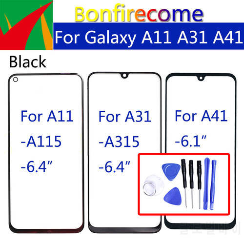Outer Screen For Samsung Galaxy A11 A115F A115M A31 A315F A315G/L A315N A41 Front Touch Panel LCD Display Out Glass Cover Lens