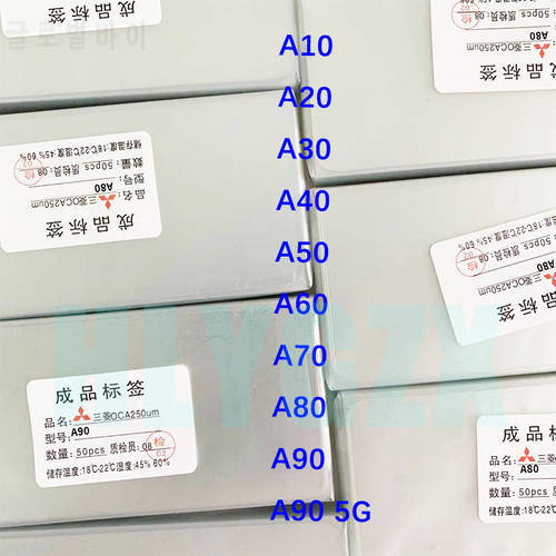 50Pcs/Lot 250um OCA Clear Optical Adhesive For Samsung A30 A10 A20 A40 A50 A60 A70 A80 A90 5G LCD Glass Lens Film OCA Glue