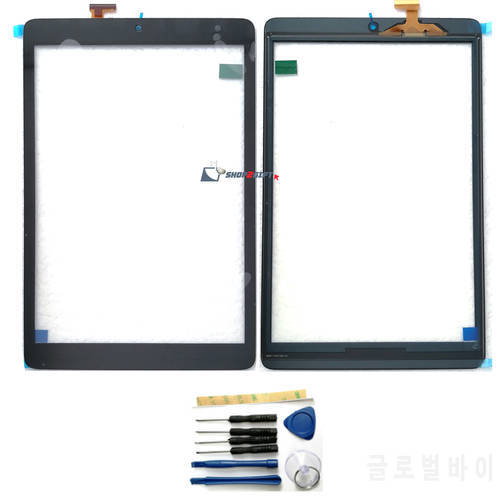 For Alcatel 3T 8 9027Q 9032X 9027W 9032T Outer Glass Touch Screen With Tools &3M