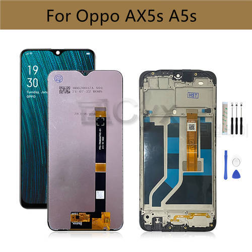 For Oppo A5s lcd For Oppo AX5s LCD Display Touch Screen Digitizer Assembly With Frame CPH1909 Screen Replacement Parts