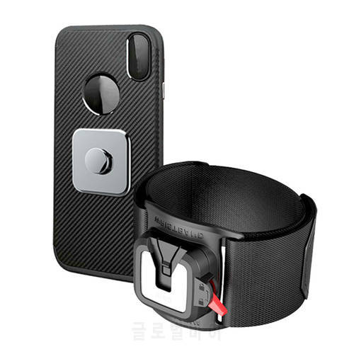 Wristband Phone Holder Universal Sports Wristband For Smartphones Running Armband For Hiking Biking Walking One-key Lock & Take