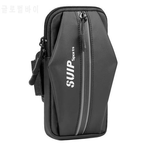 Running Armband Phone Pouch Cover For iPhone 13 12 11 Pro Max Waterproof Zipper Sports Fitness Arm Bag For Samsung S22 Xiaomi 12