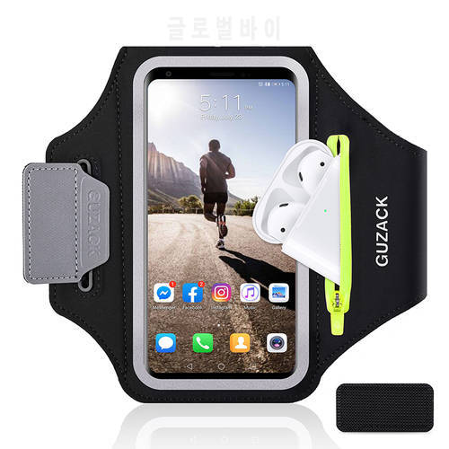 HAISSKY 1966 Running Sports Armband Pouch For iPhone 13 12 11 Pro Max XR Non-slip Zipper Bag Arm Band For AirPods Pro 2 3 Xiaomi