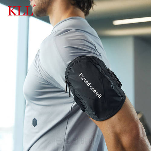 Arm Wrist Universal 6.8&39&39 Sport Armband Bag for Outdoor Gym Running Luminous Waterproof Arm Band Phone Case Holder