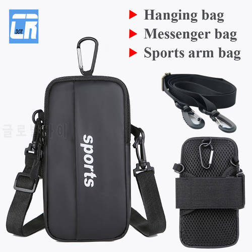Running Sports Phone Case Arm band Gym Outdoor Waterproof Crossbody Lanyard Bag Armbands Wrist Bag Jogging Run Cycling Bag
