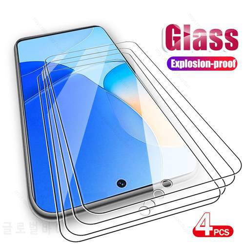 4PCS Tempered Glass for Huawei Nova 9 SE 9SE Hauwei Nova9se 4G 2022 Full Cover Screen Protector HD Clear Explosion-Proof Film 9H