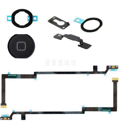 For iPad Air A1474 A1475 A1476 Home Button Flex Cable With Seal Bracket Black