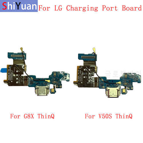 USB Charging Port Connector Board Parts Flex Cable For LG G8X V50S ThinQ Flex Cable Replacement Part
