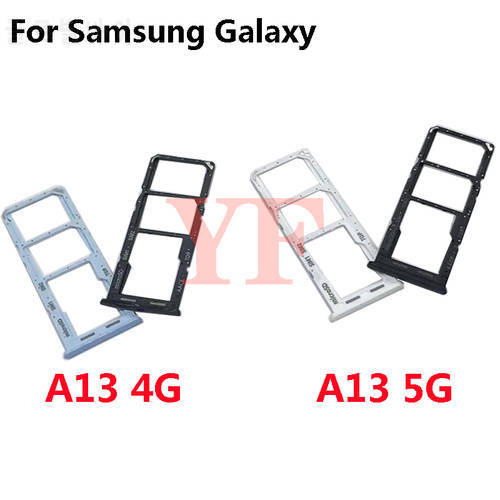 For Samsung Galaxy A13 A315 A135F A136U 4G 5G A03 Core Sim Card Holder Slot Micro SD Tray
