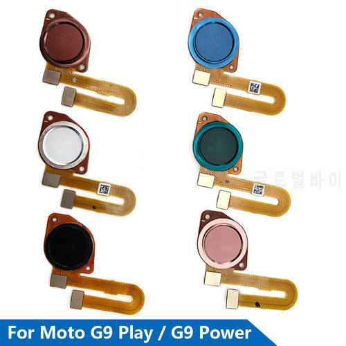 Fingerprint Finger Sensor Home Return Key Menu Button Flex Ribbon Cable For Motorola moto G9 Play G9 Power
