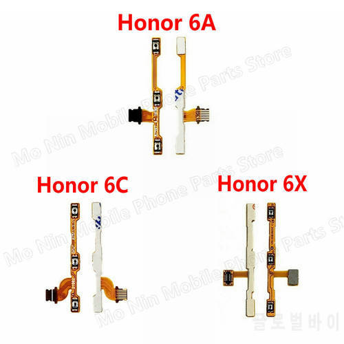 Power Volume Flex Cable Side Key Button On Off Switch Flex Cable for Huawei Honor 6A 6C 6X Repair Spare Parts