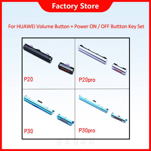 1PCS For HUAWEI P20 P20 PRO P30 huawei P30 pro SIde Volume Button + Power ON / OFF Buttton Key Set Replacement Part
