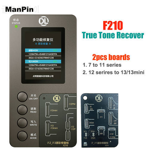 F210 True Tone Recover For iPhone 13 Mini 12 Pro Max 11 XS X 8 7 LCD Screen Display Original Color Red Write Phone Repair Tools