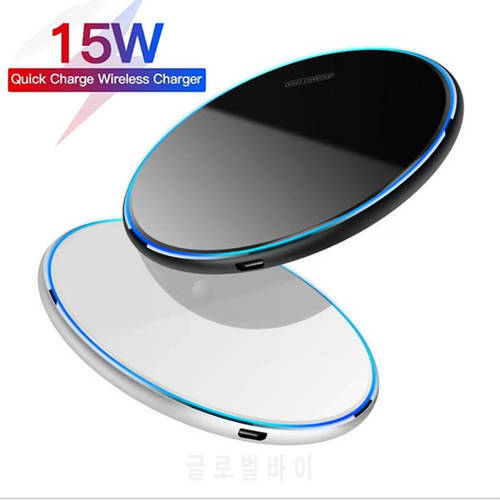 15W Wireless Quick Charger for iPhone 11 12 13 14 X XR fast wirless Charging for Samsung Xiaomi Huawei phone Qi charger wireless