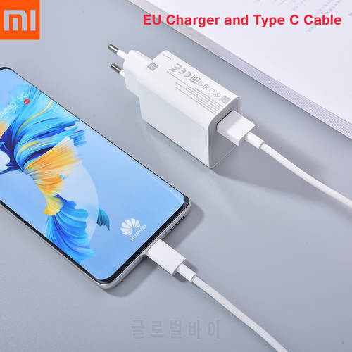 For Xiaomi 10T Pro 11Lite 10S Turbo Charger MDY-11-EZ Fast Charge USB3.0 Adapter 6A Type C Cable For Redmi K40 K30 10X Note9 Pro