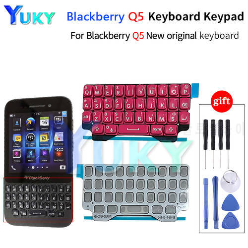 New For BlackBerry Q5 Keyboard Keypad Qwerty + Frame Cover Case+Keyboard Replacement Parts