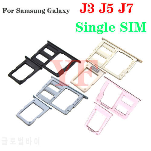 For Samsung Galaxy J3 J5 J7 J330 J530 J730 2017 Pro Prime G570 G610 Sim Card Slot Tray Holder Sim Card Reader Socket