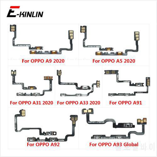 Power ON OFF Mute Switch Control Key Volume Button Flex Cable For OPPO A93 Global A92 A91 A33 A31 A5 A9 2020 Replacement Parts