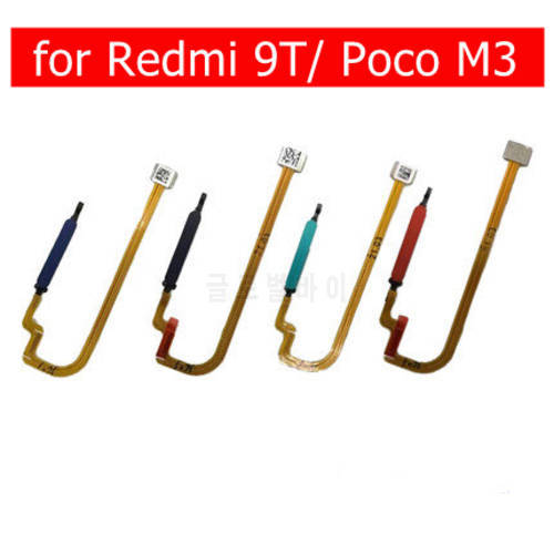 for Xiaomi Poco M3/ Redmi 9T fingerprint scanner Connector Flex Cable Touch ID Sensor Connector Flex Cable Repair Spare Parts
