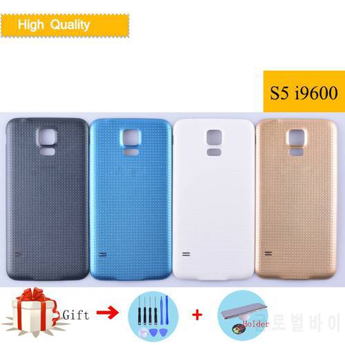 For Samsung Galaxy S5 i9600 G900F G900H SM-G900F G900 Housing Battery Cover Back Cover Case Rear Door Chassis Shell S5 Cover