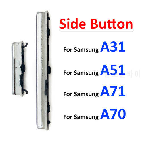 New For Samsung A31 A315F A51 A515F A70 A705F A71 A715F Power Button + Volume Side Button Key Replacement Parts