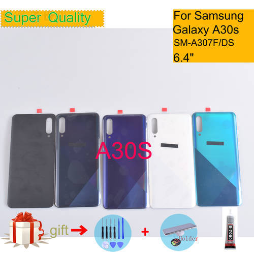 For Samsung Galaxy A30S A307 A307F A307G A307YN Housing Back Cover Case Rear Battery Door Chassis Housing Replacement
