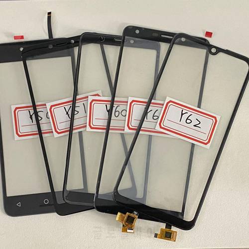 For Wiko Y60 Touch Screen Glass Touch Panel Lens Glass Digitizer For Wiko Y50 Sensor Touch Wiko Y51 Y61 Y62 Digitizer Touch