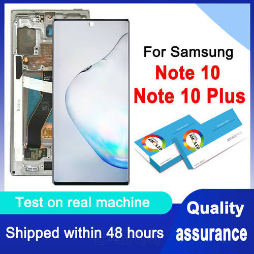 Dynamic AMOLED For Samsung Galaxy Note10+ Note 10 Plus N975F N9750 Display Touch Screen For Samsung Note 10 LCD N970 N970F N9700