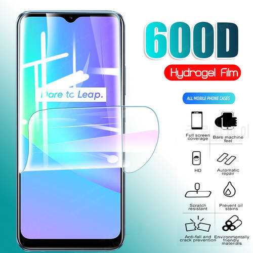 600D Hydrogel Film for Oppo Realme C25 C25s C15 C21 Screen Protector Film Reme C 25 25s 15 21 Safety Protective Film Not Glass