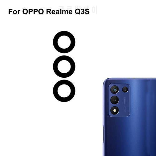 3PCS For OPPO Realme Q3S Replacement Back Rear Camera Lens Glass test good For OPPO Realme Q 3S Parts