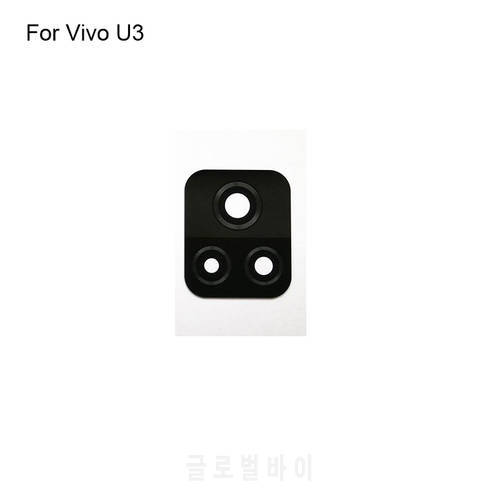 2PCS High quality For Vivo U3 Back Rear Camera Glass Lens test good For Vivo U 3 Replacement Parts
