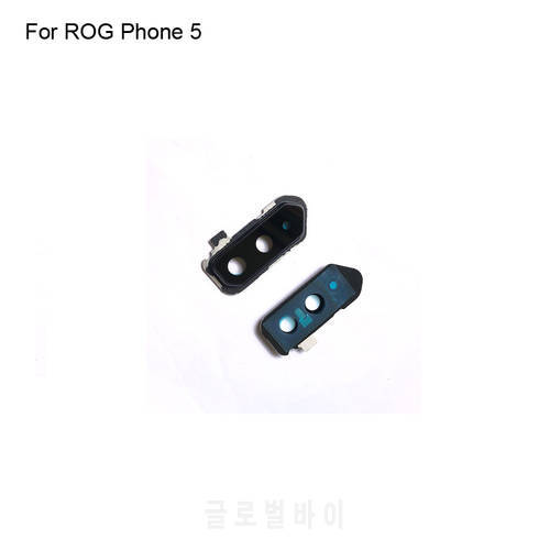 For Asus ROG Phone 5 phone5 Rear Back Camera Glass Lens +Camera Cover Circle Housing Parts For ROG 5 Replacement
