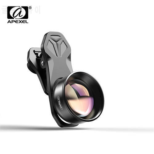 APEXEL HD 2X Telescope Lens 4K Telephoto Zoom Camera Lens CPL + Star filter For iPhone X XS Max Huawei Samsung All Smartphones