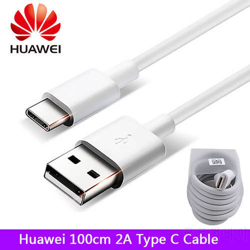 Original Huawei 2A Usb Type C Cable Fast Charging Data Wire For Huawei P9 P10 Lite P40 P30 Pro Mate 40 30 Pro Honor 10 V10 20 30